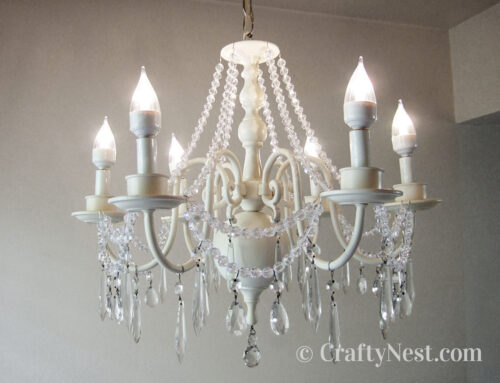 Chandelier makeover: the tutorial