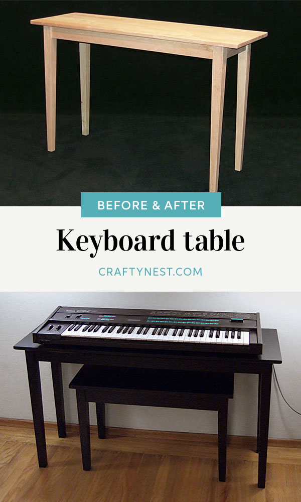 pinterest-diy-piano-keyboard-table-crafty-nest Crafty Nest piano keyboard table Pinterest image