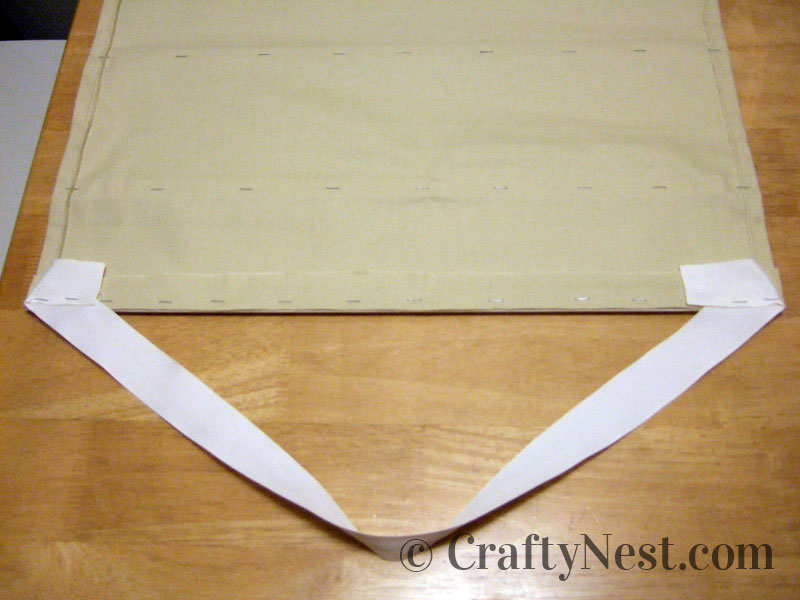 ribbon2-diy-postcard-collage-crafty-nest Staple the hanging ribbon to the top, photo