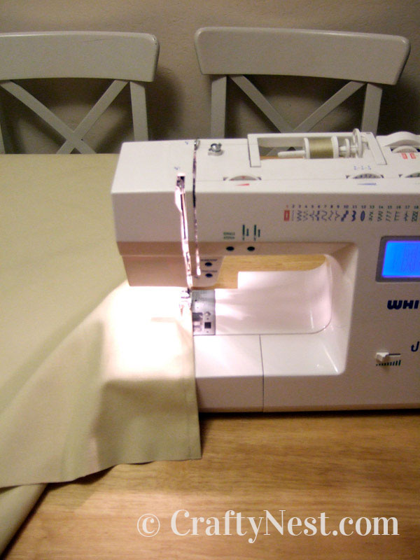 sew-fabric-diy-postcard-collage-crafty-nest Sewing the seam, photo