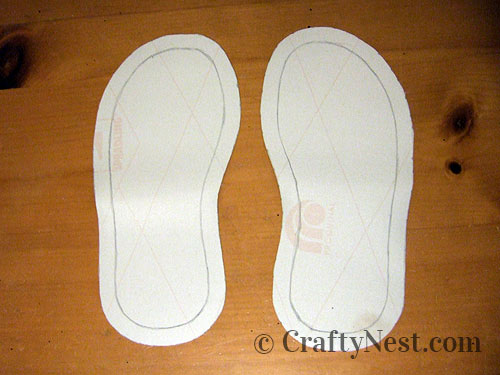 DSCF3440-diy-spa-slippers-crafty-nest Cut out the pattern, photo