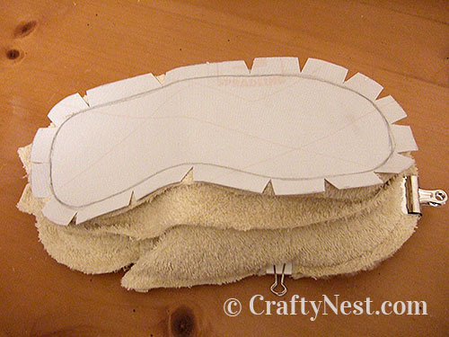 DSCF3481-diy-spa-slippers-crafty-nest Sew all layers together, photo