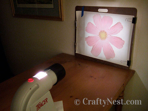 DSCF3834-bamboo-veneer-ikea-lack-tables-crafty-nest Image projected onto paper, photo
