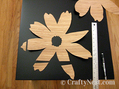 DSCF3860-bamboo-veneer-ikea-lack-tables-crafty-nest Cut off the side pieces, photo