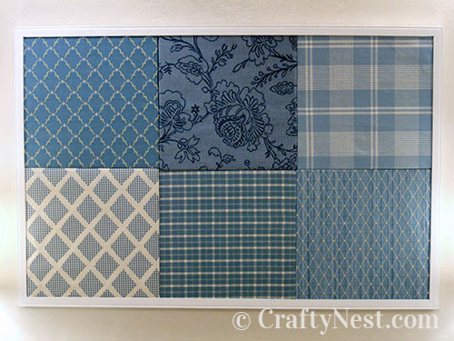 DSCF5499-diy-salvaged-patchwork-bulletin-board-crafty-nest Finished bulletin board, photo