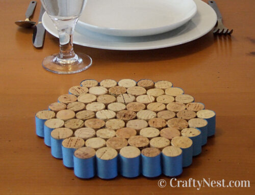 DIY wine cork trivet