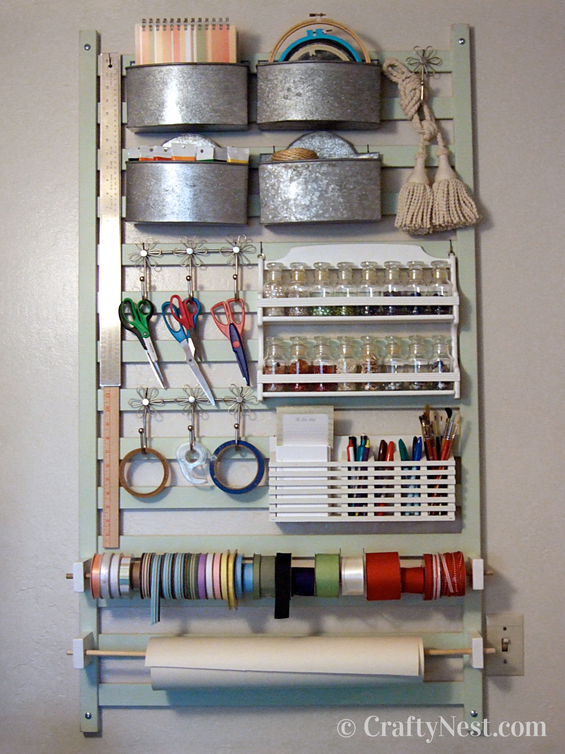 hero2-craft-tool-wall-organizer-crafty-nest Crafting supplies wall organizer, photo