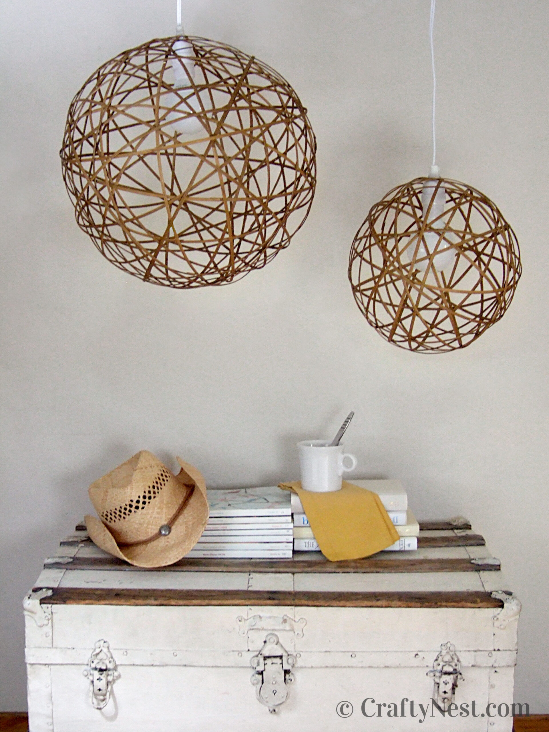 off-bamboo-orb-pendant-lights-crafty-nest DIY bamboo orb pendant lights off, photo