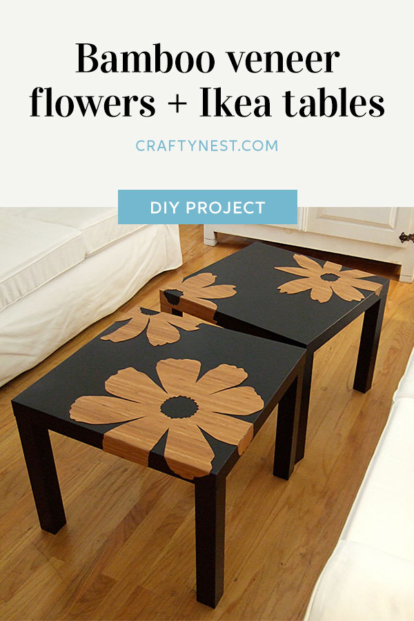 pinterest-bamboo-veneer-ikea-lack-tables-crafty-nest Crafty Nest bamboo veneer Ikea Lack tables Pinterest image