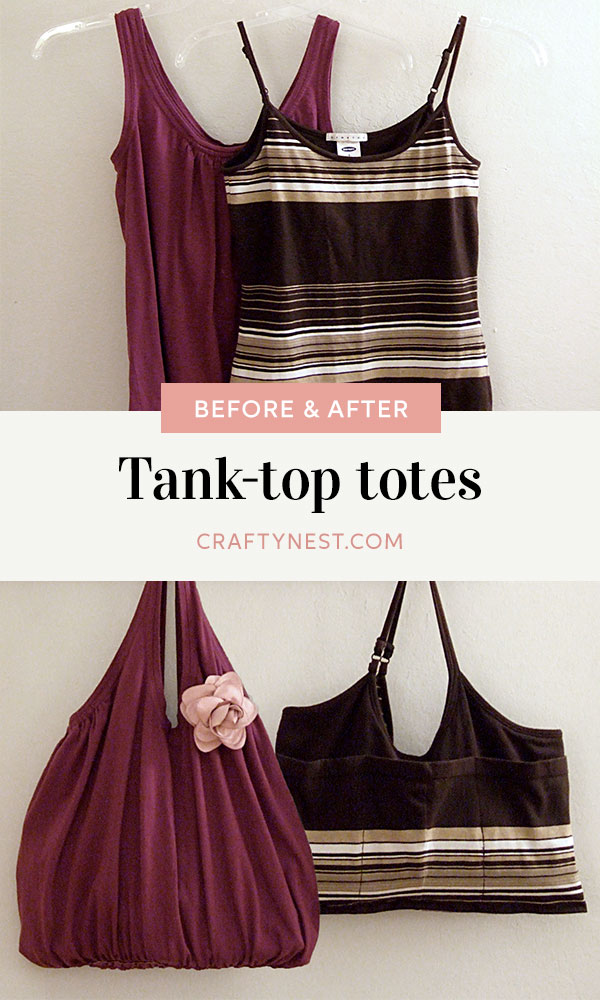 pinterest-diy-tank-top-totes-crafty-nest Crafty Nest tank top totes Pinterest photo