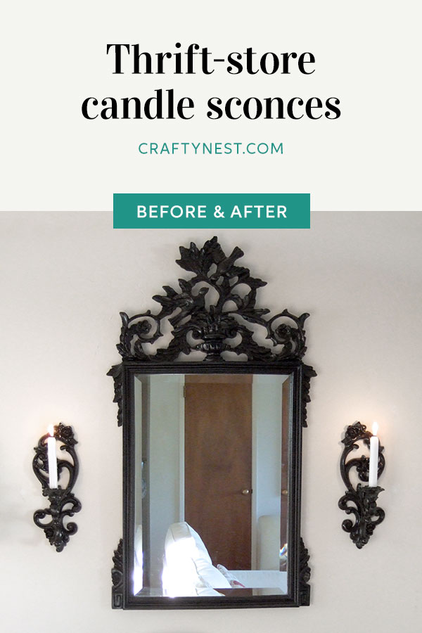 pinterest-thrift-store-candle-sconces-crafty-nest Crafty Nest thrift-store candle sconces Pinterest photo