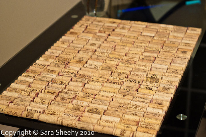 sara-sheehy-wine-cork-bath-mat-crafty-nest Sara Sheehy's wine cork bath mat, photo