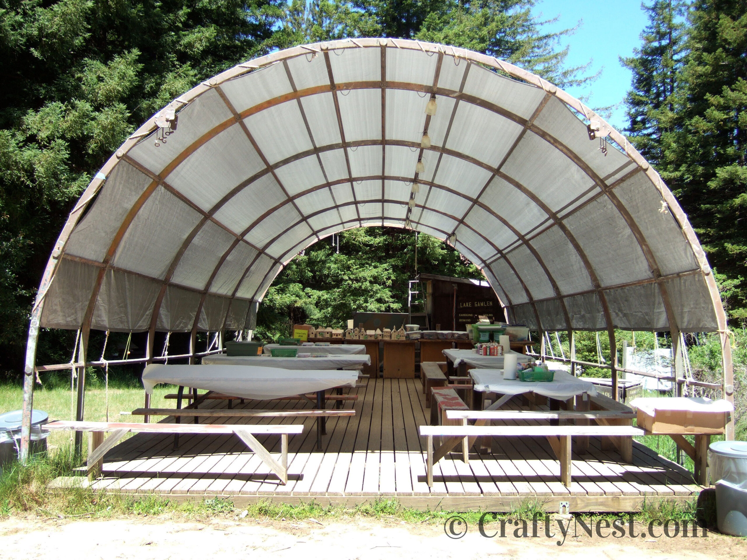 DSCF7349-stitched-leather-bracelets-crafty-nest Quonset hut craft area, photo