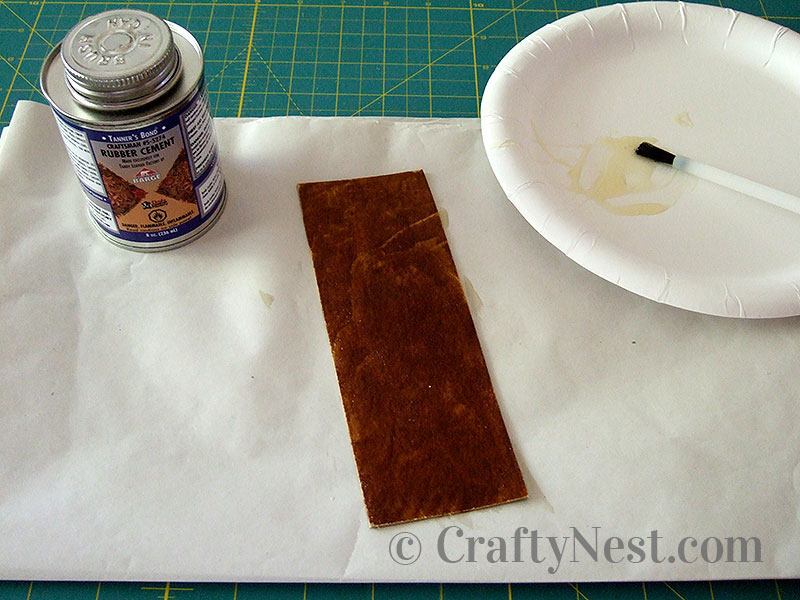 DSCF7522-stitched-leather-bracelets-crafty-nest Apply rubber cement, photo