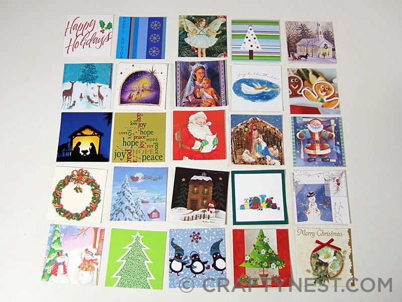 DSCF7796-recycled-Christmas-card-advent-calendar-crafty-nest Arrange the cards, photo