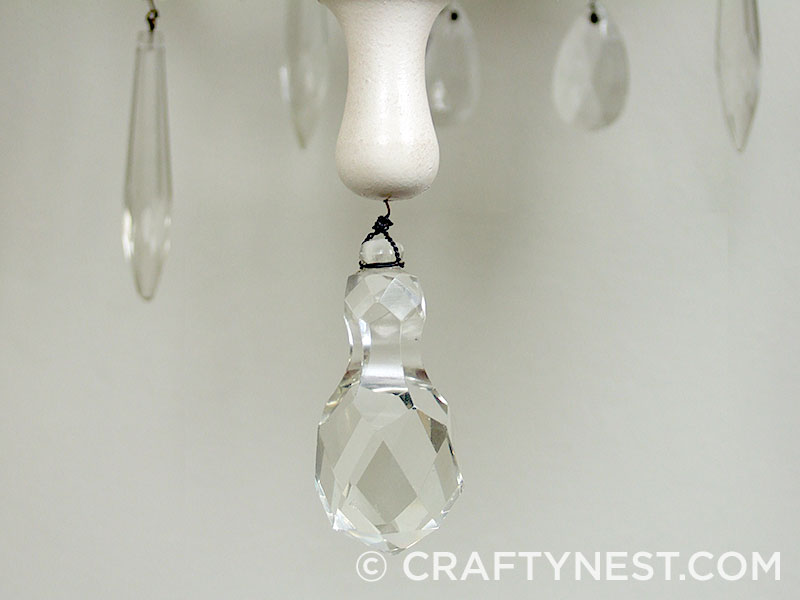 DSCF8323-chandelier-makeover-the-tutorial-crafty-nest Wire a final crystal at bottom, photo