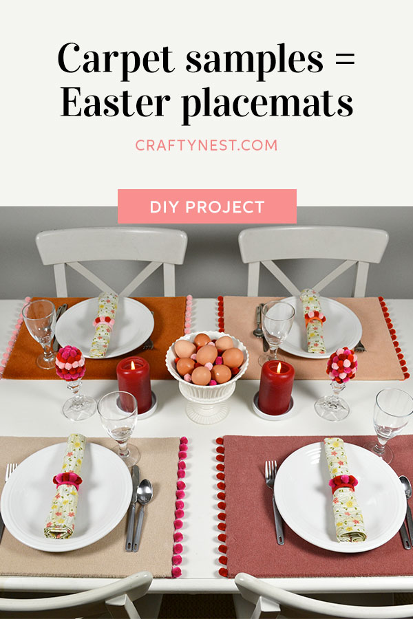 pinterest-carpet-sample-craft-easter-placemats-crafty-nest Crafty Nest capet sample Easter placemats Pinterest image
