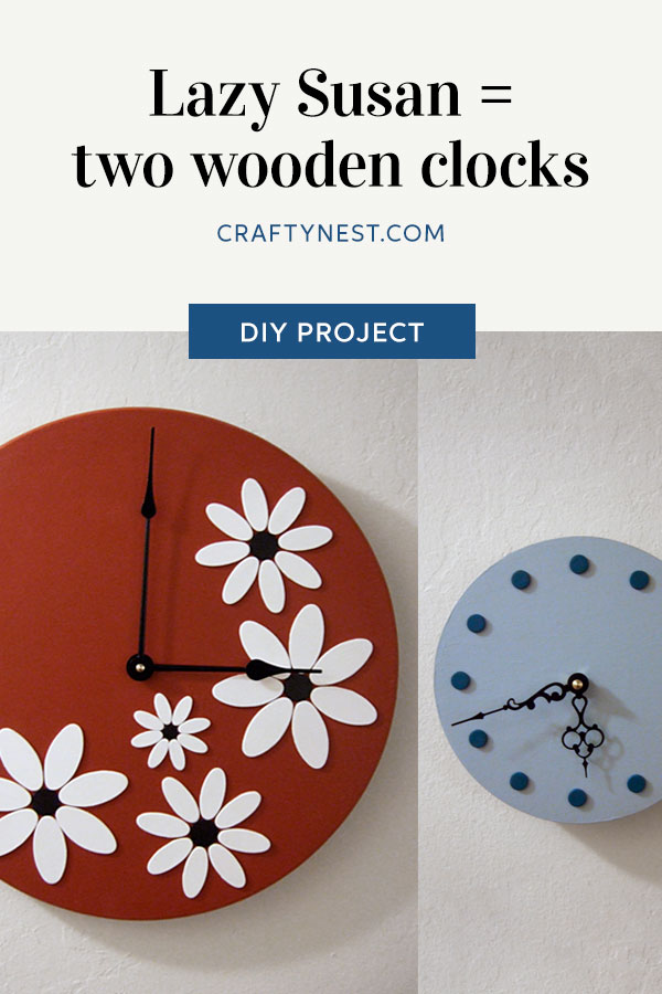 pinterest-lazy-susan-two-wooden-clocks-crafty-nest Crafty Nest Lazy Susan two wooden clocks Pinterest photo