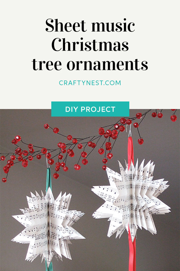 pinterest-sheet-music-Christmas-tree-ornaments-crafty-nest Crafty Nest sheet music Christmas tree ornaments Pinterest image