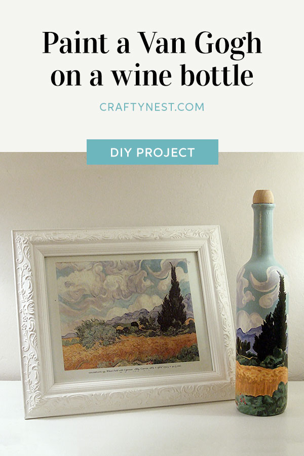 pinterest2-van-gogh-wine-bottle-crafty-nest Crafty Nest Van Gogh on a wine bottle Pinterest photo