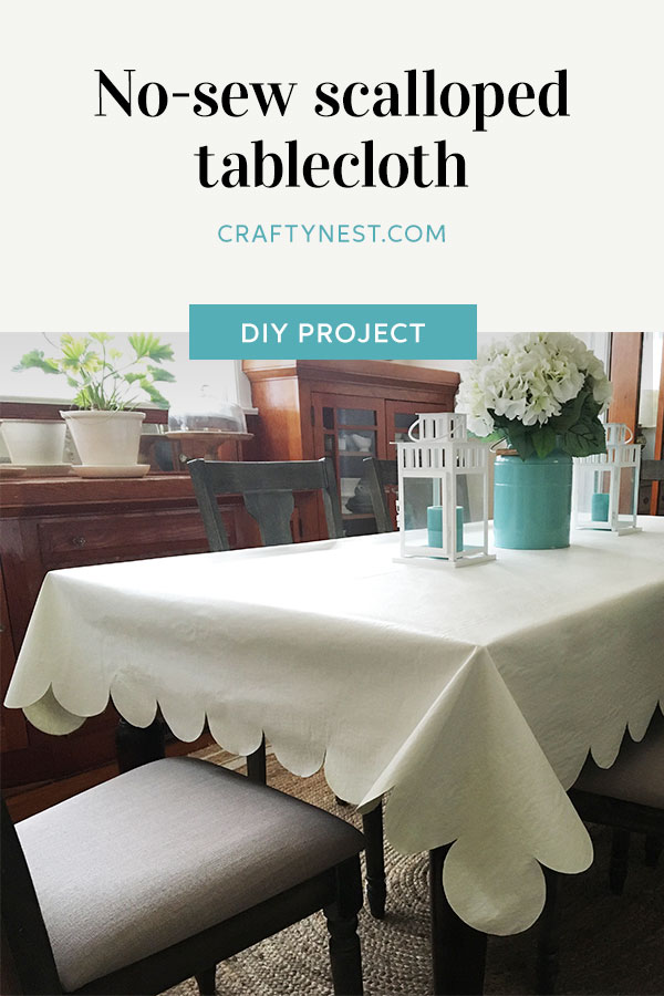 pinterest3-scalloped-table-cloth-crafty-nest Crafty Nest no-sew scalloped table cloth Pinterest photo
