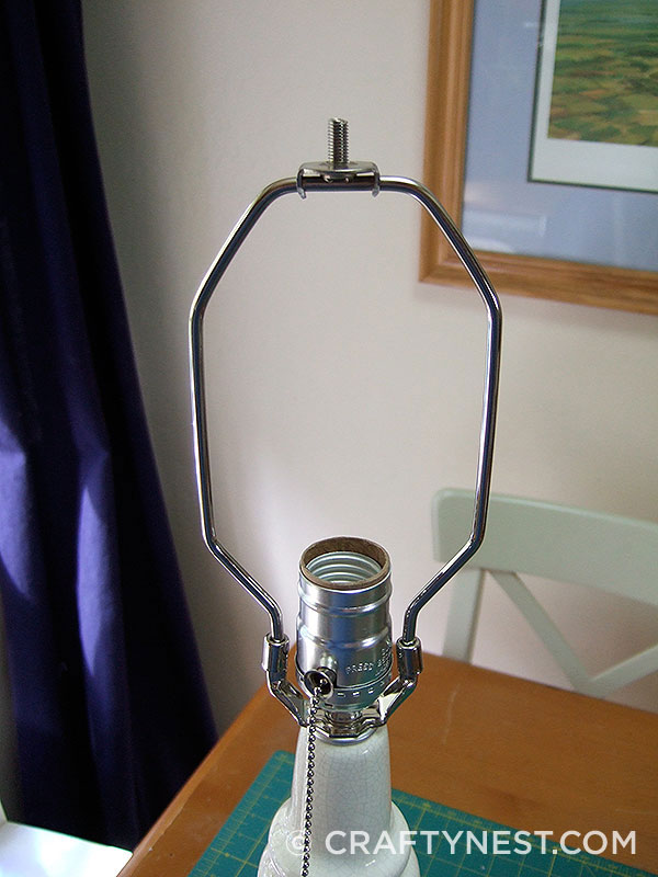 DSCF6684-rewire-a-lamp-crafty-nest Insert harp into saddle, photo