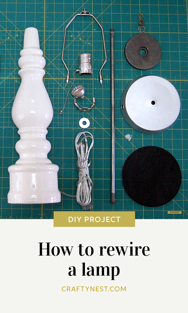 pinterest-rewire-a-lamp-crafty-nest Crafty Nest rewire a table lamp Pinterest image