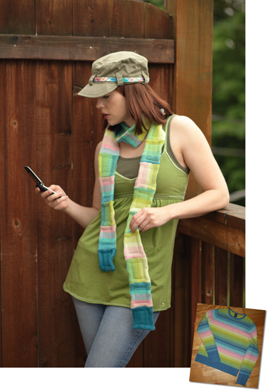 sweater-scarvesresew-jenny-wilding-cardon-crafty-nest Sweater scarf, photo