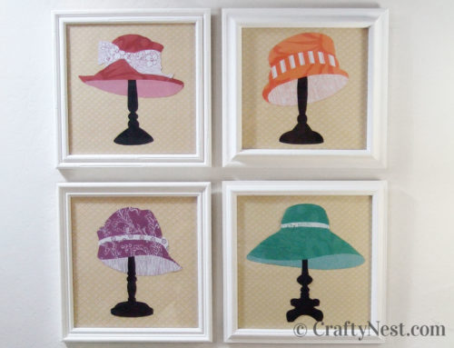 The hats of Victoria: DIY paper silhouettes